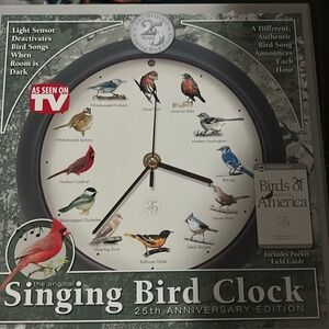Singing bird clock